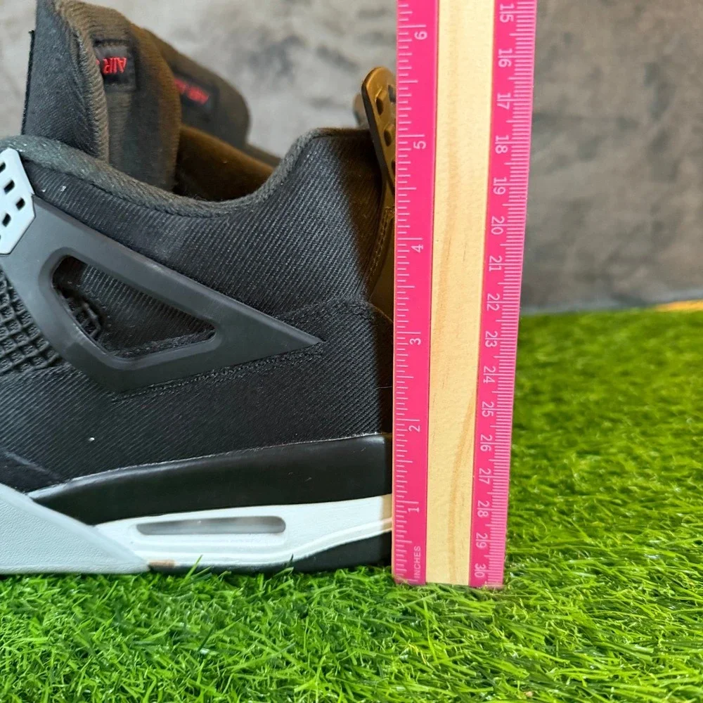 Jordan Air Jordan 4 Retro SE Mens Eleven Black Canvas Sneakers DH7138-006